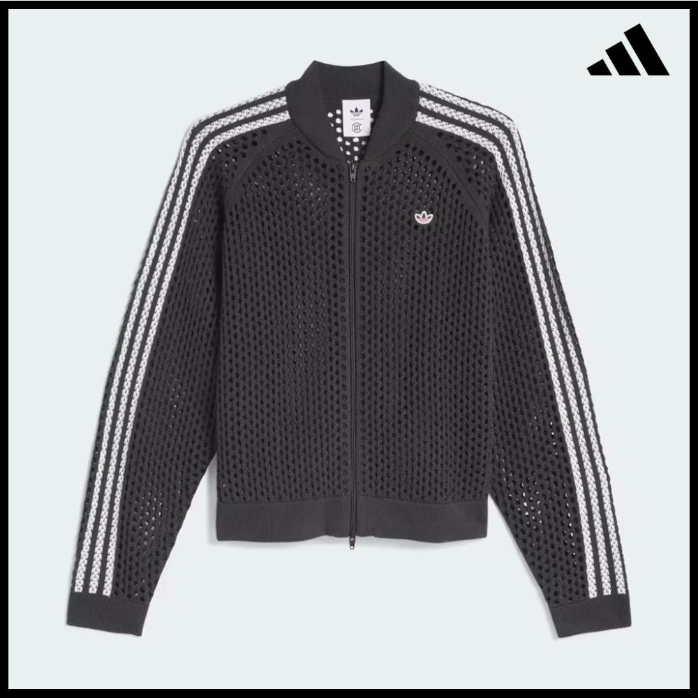 【ADIDAS X CLOT】Crochet Track Top Carbon