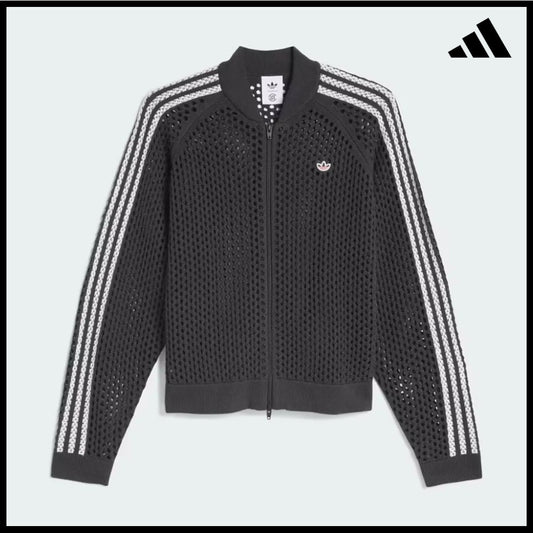 【ADIDAS X CLOT】Crochet Track Top Carbon