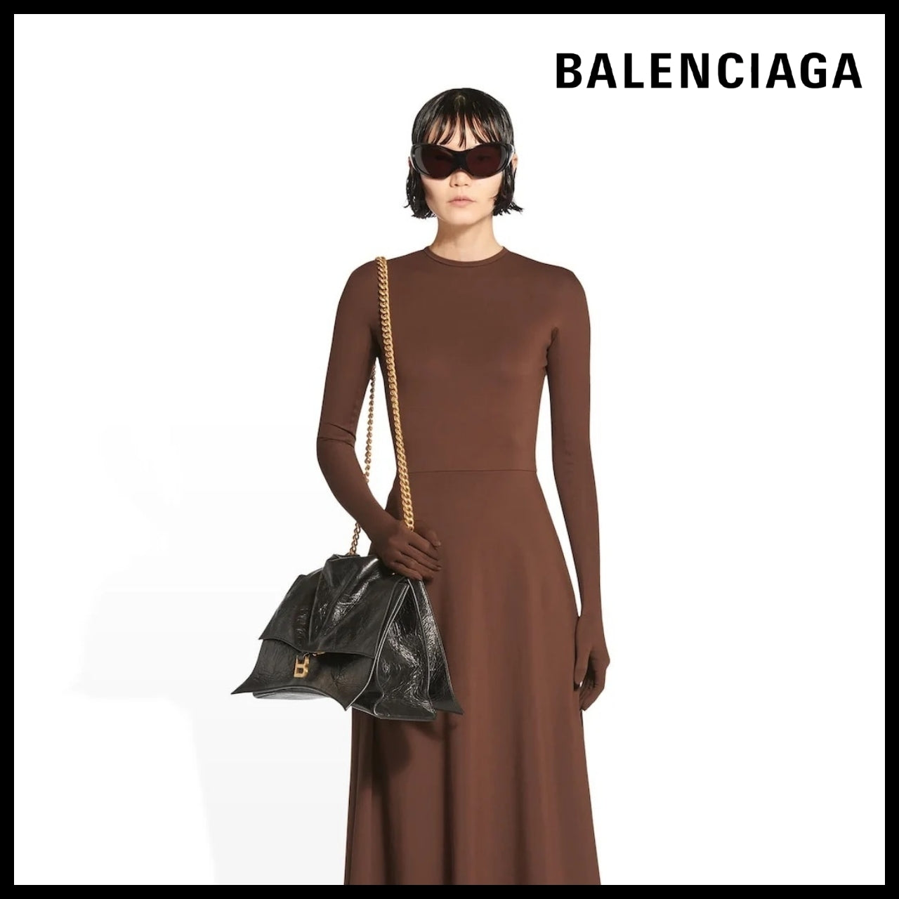 ★BALENCIAGAアウトレット セール ★Crush Large Chain Bag