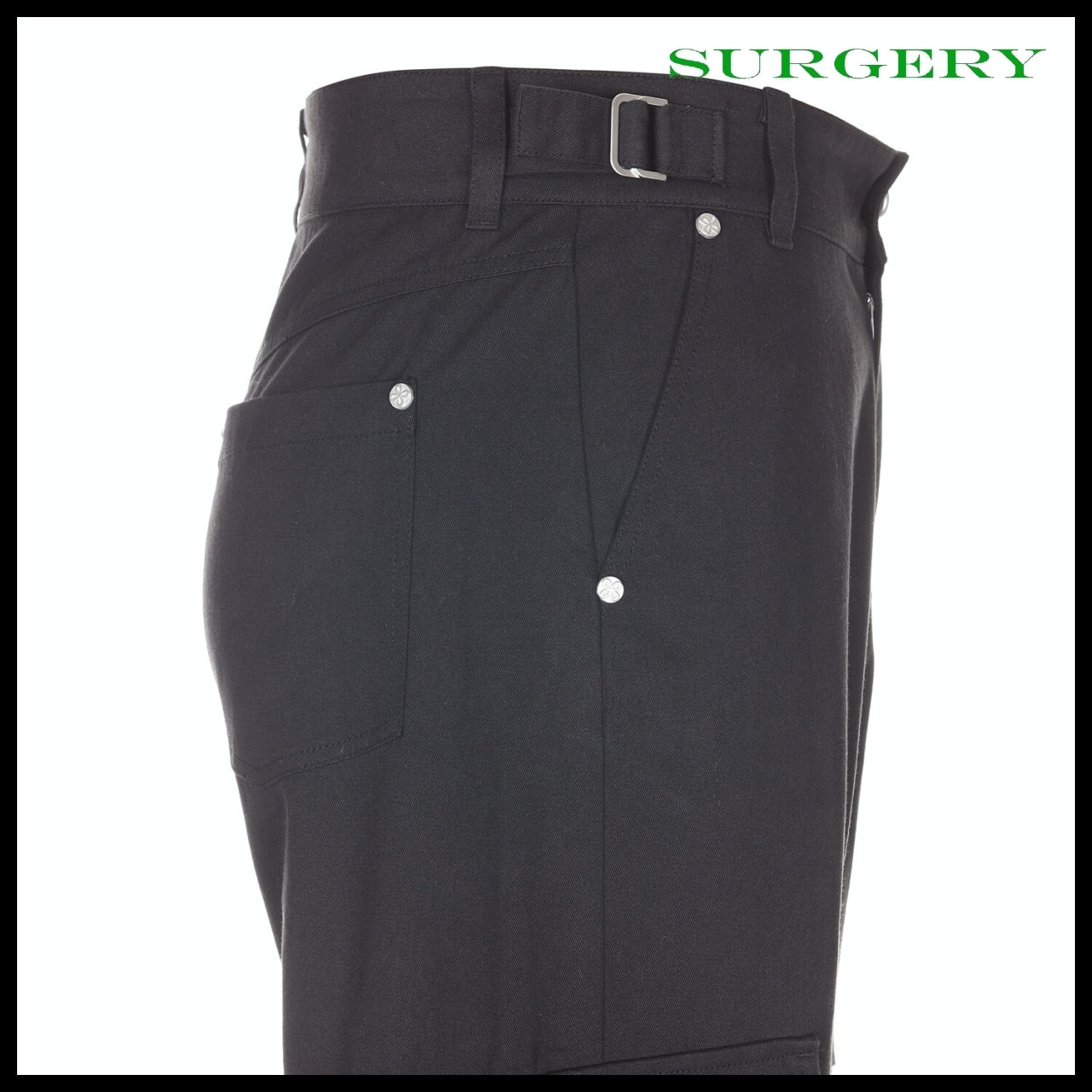 【SURGERY】Bondage Cargo Pants Black