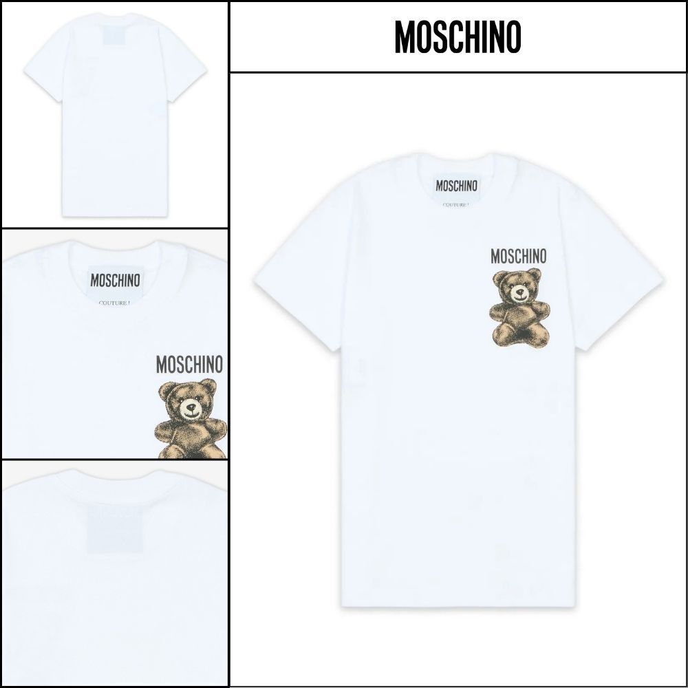 【Moschino】Teddy Bear T Shirt White