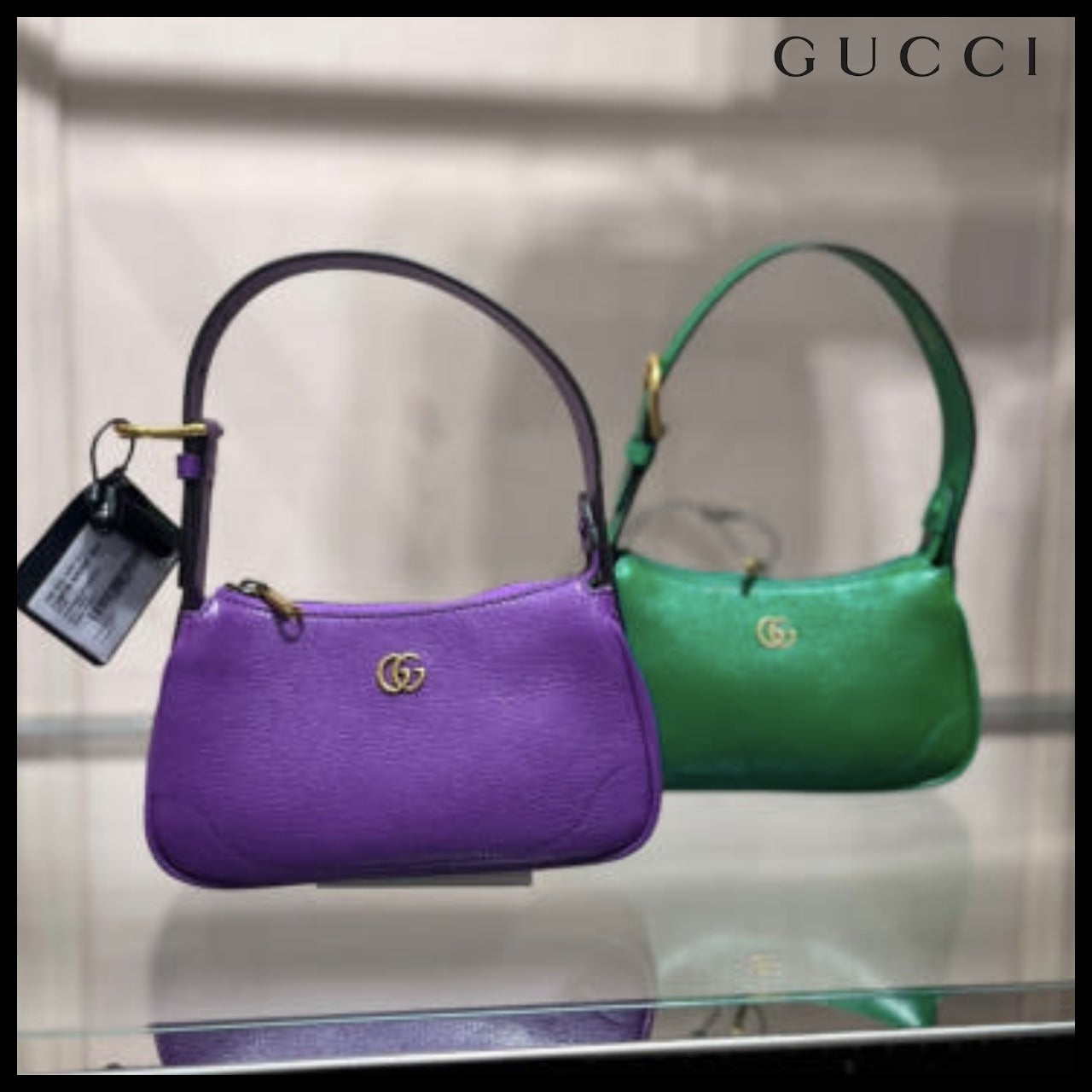 【GUCCI】GG Aphrodite Soft Goat Shoulder Bag (2 Colors)