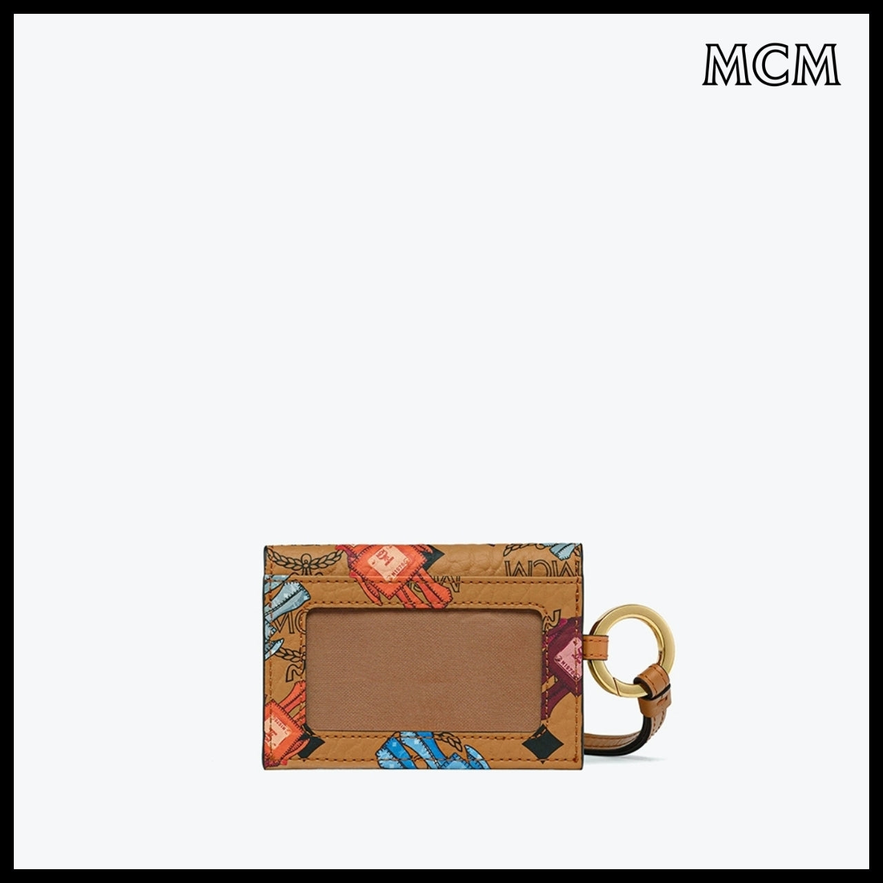 【MCM】Aren rabot visetos lanyard ID wallet
