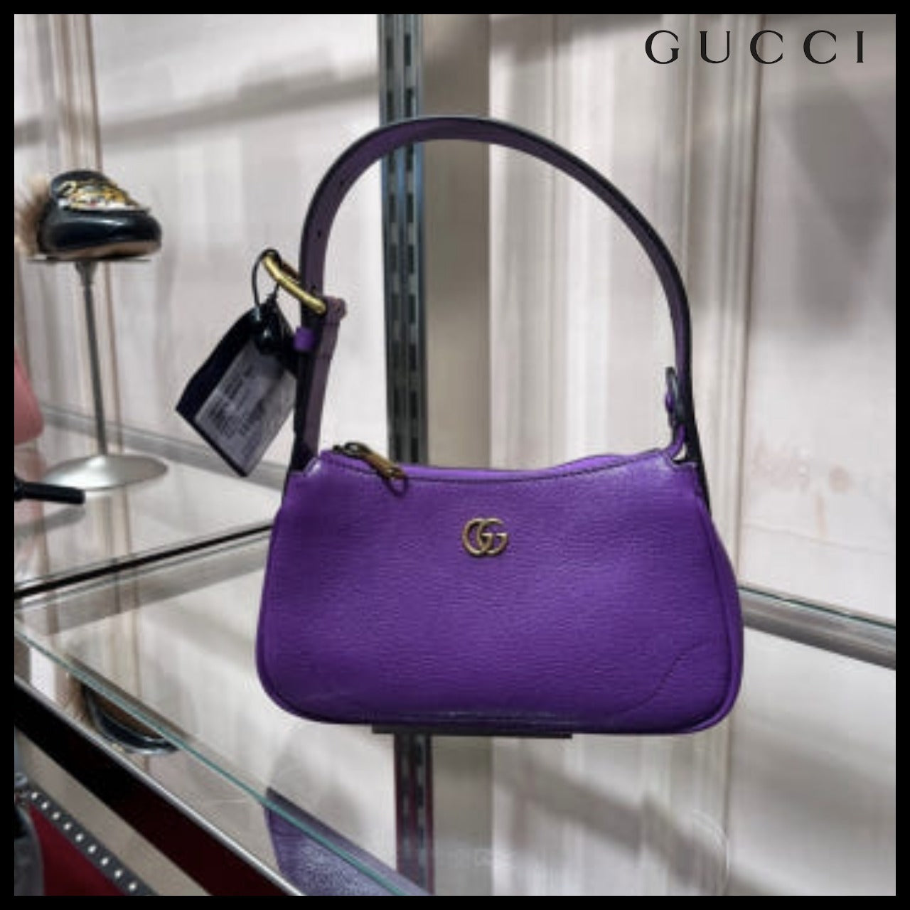 【GUCCI】GG Aphrodite Soft Goat Shoulder Bag (2 Colors)