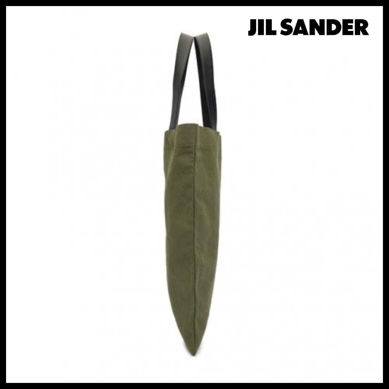 【Jil Sander】Tote Bag with Logo Khaki