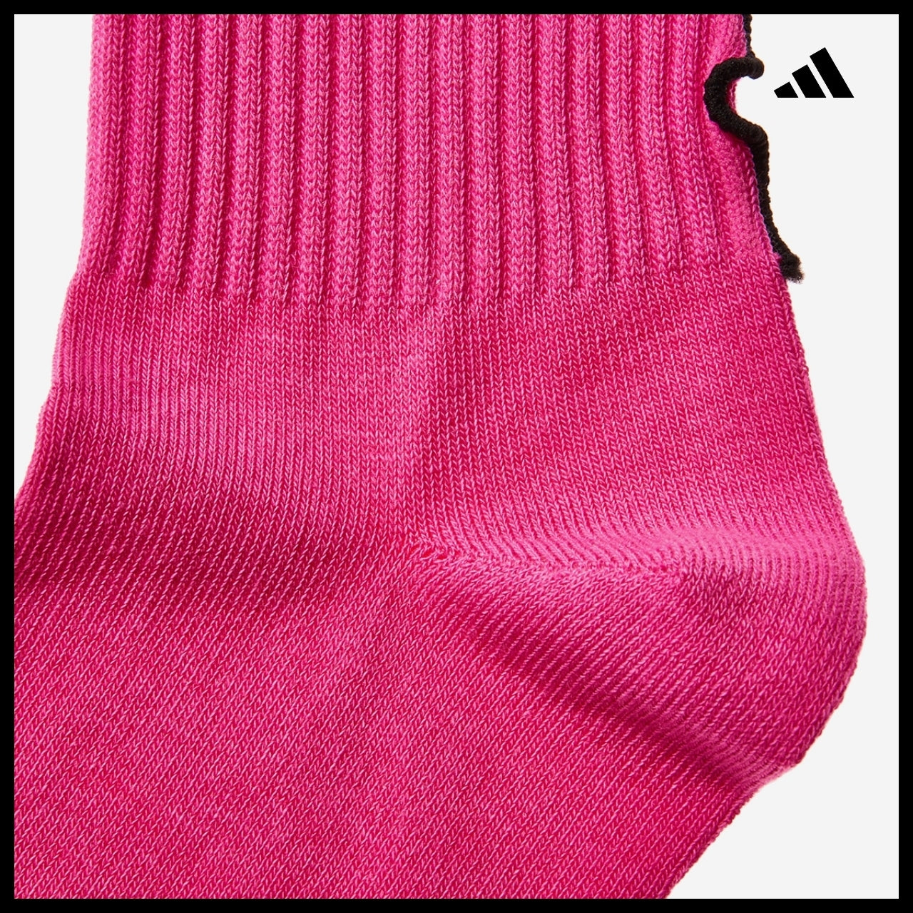【ADIDAS】 Ruffle Crew Socks 2 Pairs Feminine Casual