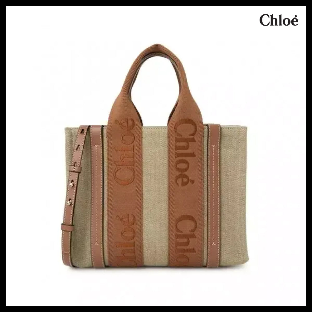 【CHLOE】Small Woody Tote Bag