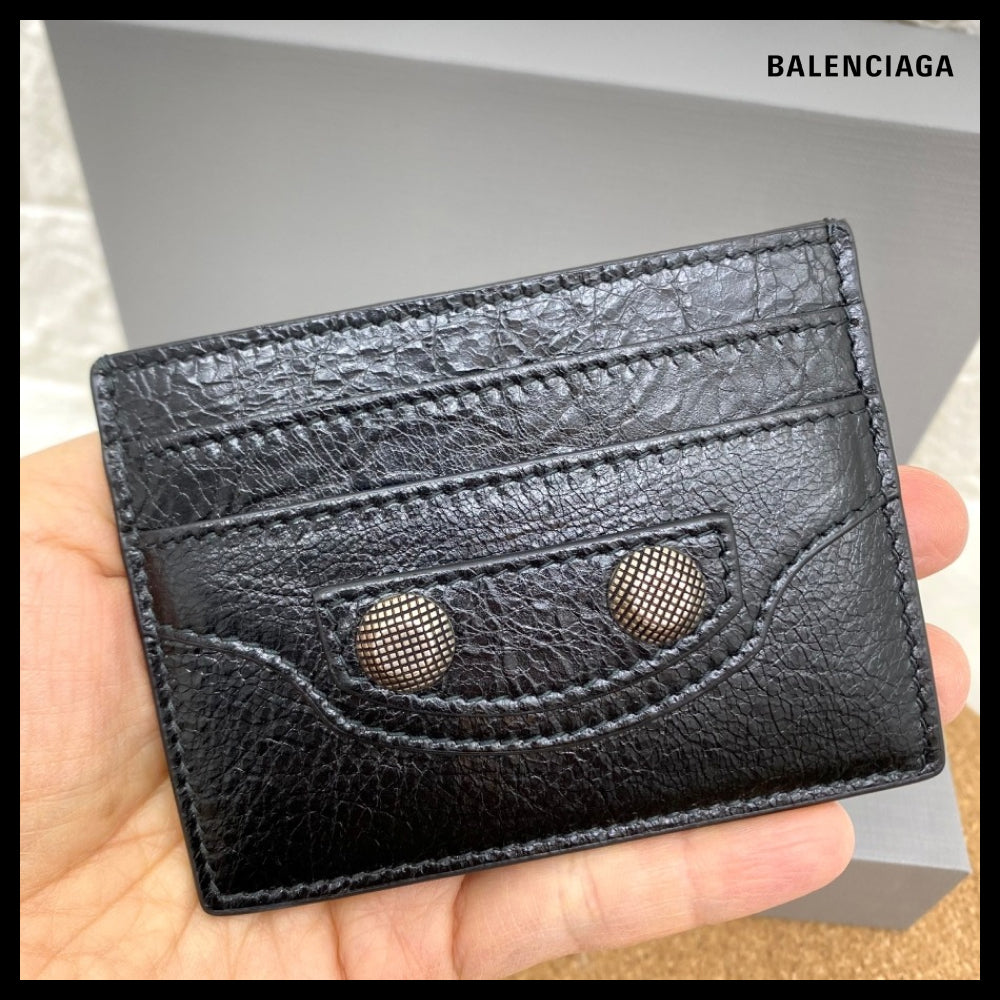 【BALENCIAGA】Le Cagole Card Holder Wallet Black
