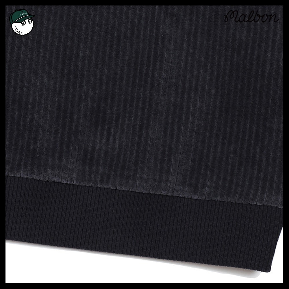 【MALBON】コーデュロイカラーポイントTシャツ 2COLORS