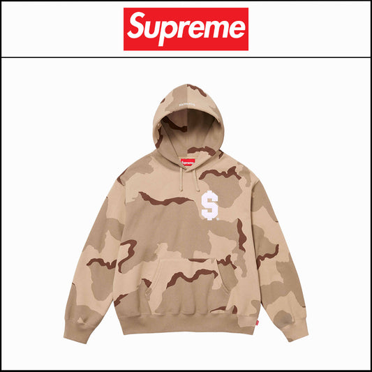 【100%正規品保証 Supreme】$ Logo Hoodie Desert Camo メンズ