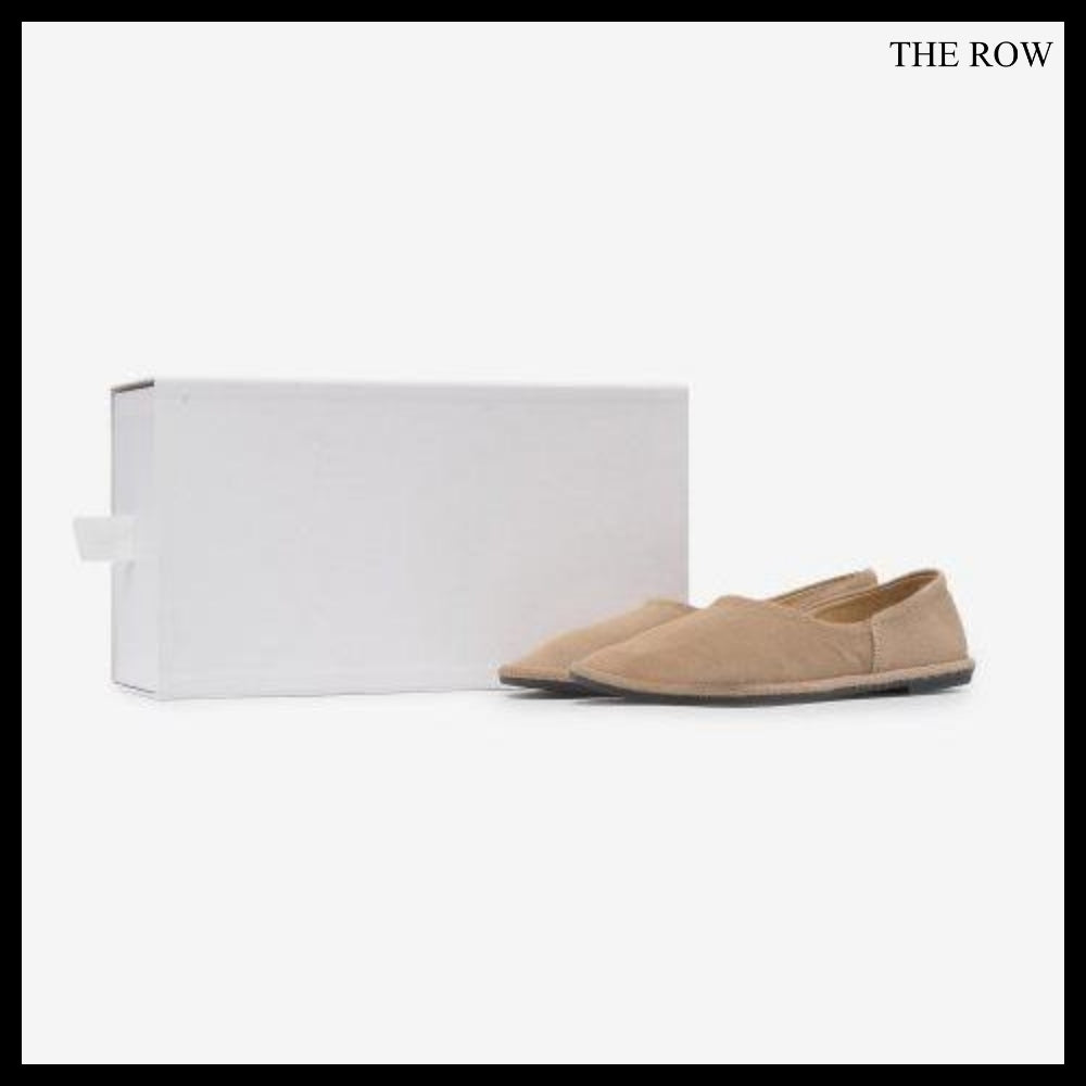 【The Row】Canal Slip ons Beige
