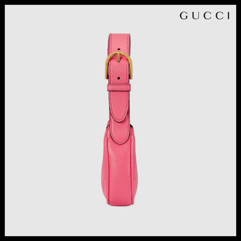 【GUCCI 】GG Aphrodite Soft Goat Shoulder Bag RHODAMINE PINK