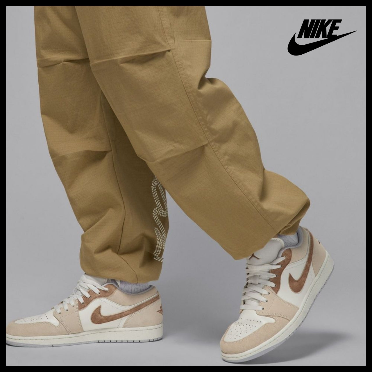 【NIKE】JORDAN MVP Woven Pants Desert Camo Sail