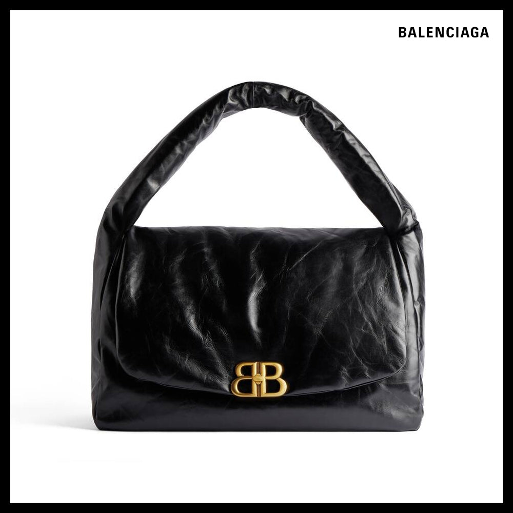 【BALENCIAGA】Monaco Large Sling Bag Black