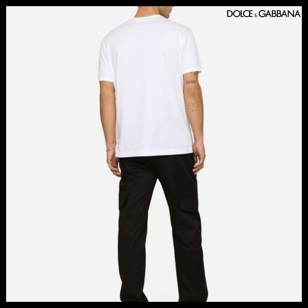 【Dolce&Gabbana】ROUND NECK T SHIRT DOLCE GABBANA