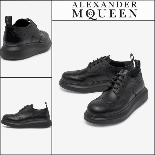 【Alexander Mcqueen】Men’s Hybrid Lace-Up Ribbon Tab