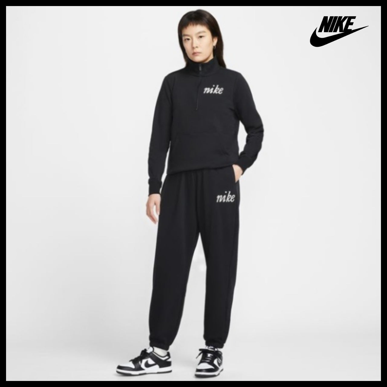 【Nike】SPORTSWEAR CLUB FLEECE WOMEN'S MID RISE OVERSIZED