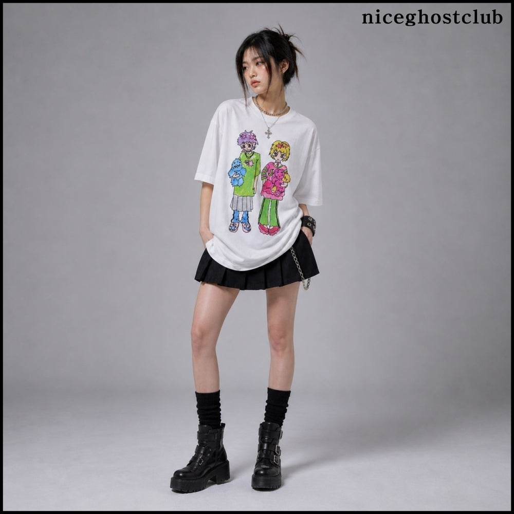 【NICE GHOST CLUB】GHOST SOUL GIRL BIG T-SHIRT 日本未発売