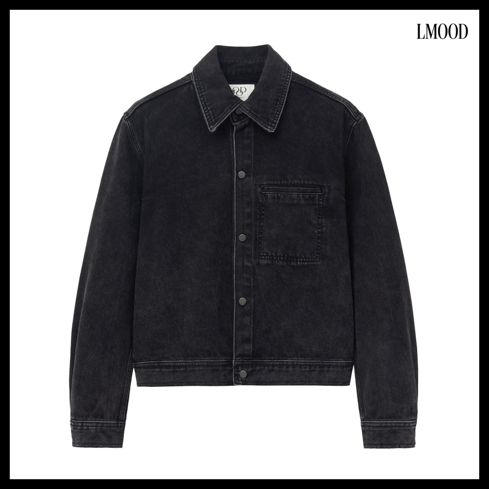 【LMOOD】Midtown Denim Shacket 2 Colors