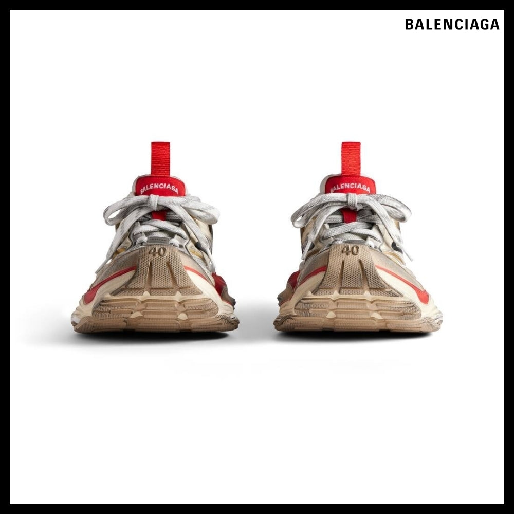 【BALENCIAGA】Cargo Sneaker Beige Grey Red