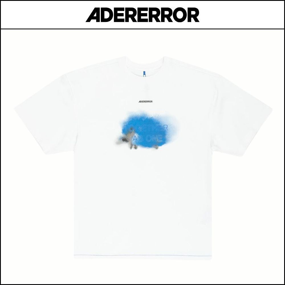 【ADERERROR】Semi Oversized Fit T-Shirt Off White