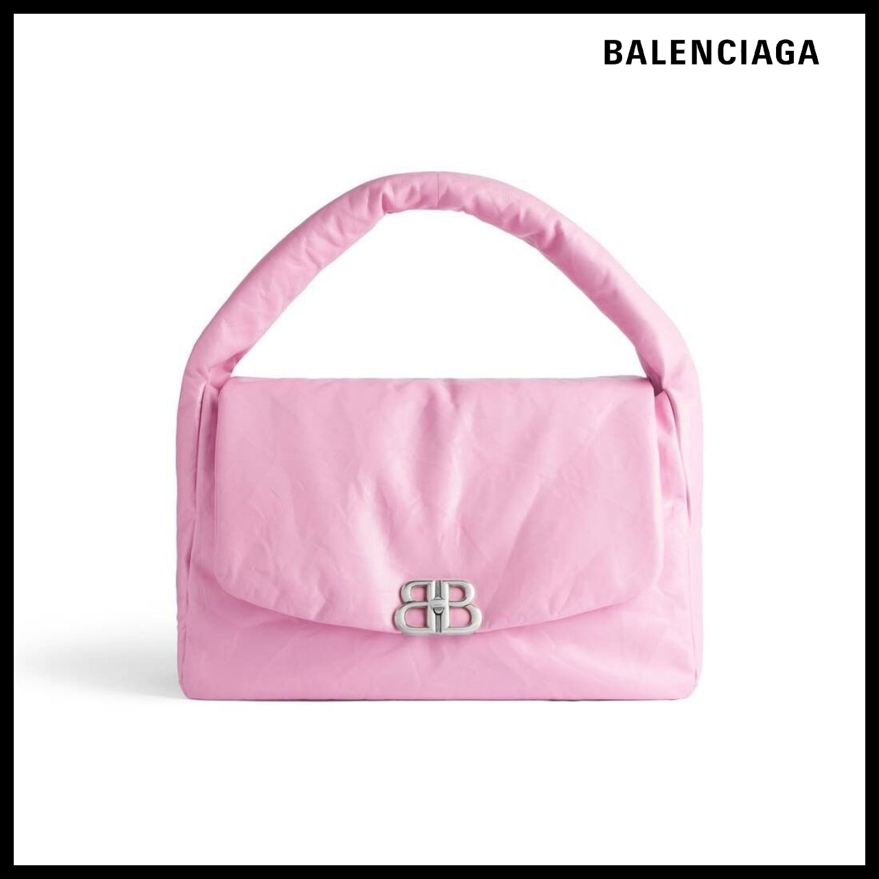 【BALENCIAGA】Monaco Large Sling Bag Pink