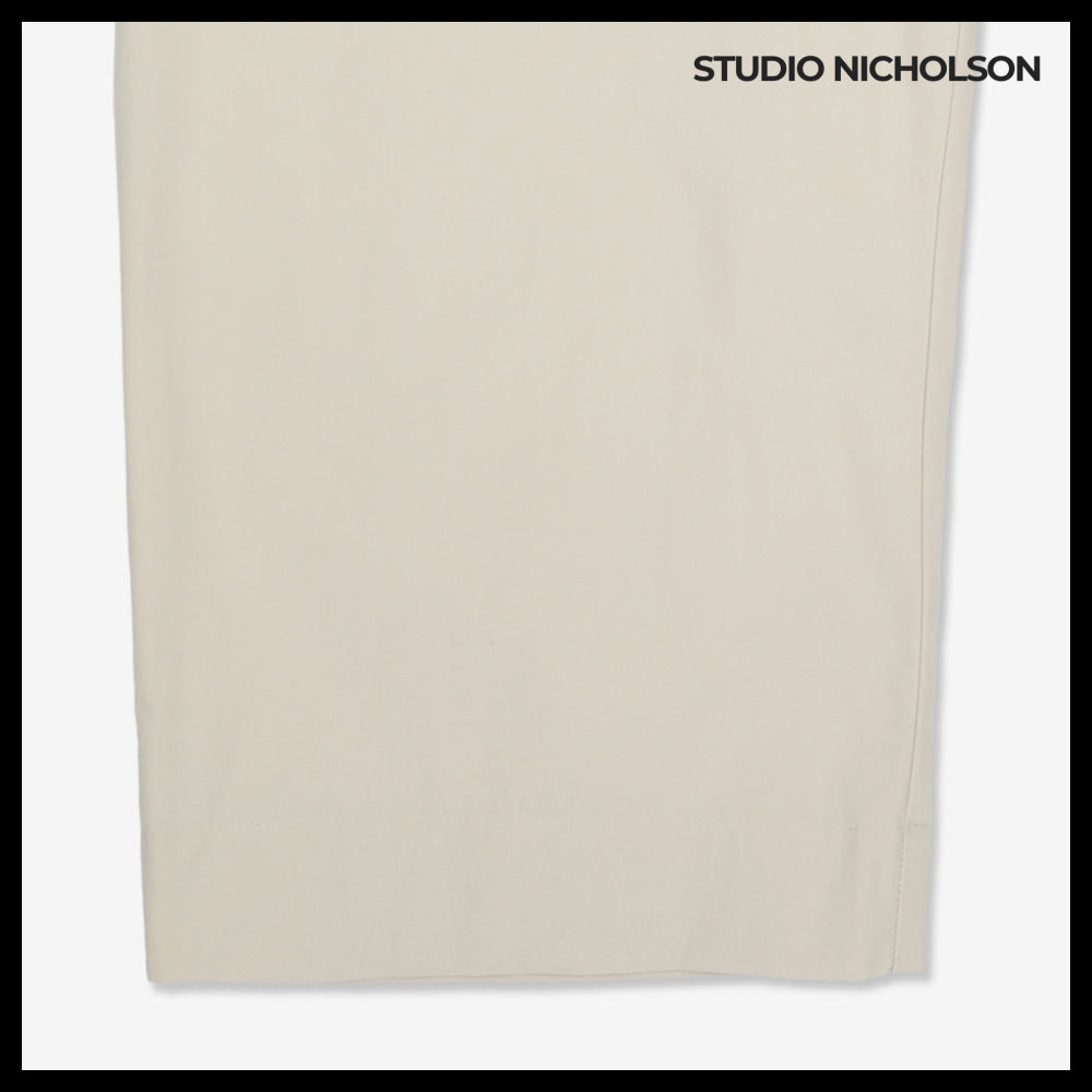 【STUDIO NICHOLSON】ボソン ワイド クロップパンツ ボーン