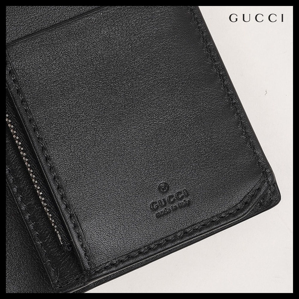 【Gucci】Men's GG Logo Vertical Wallet Luxury Logo