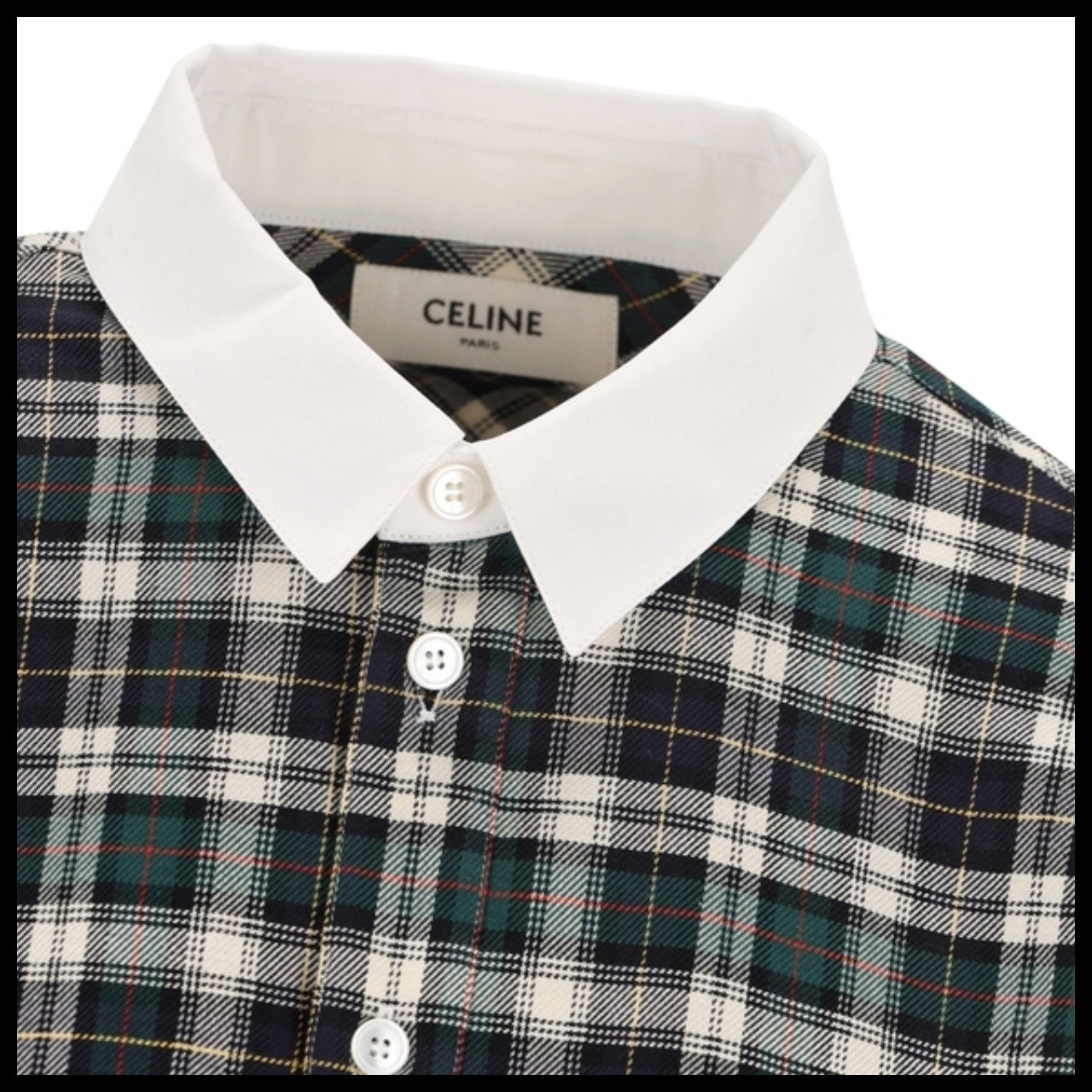 【CELINE】Green Shirt & Blouse