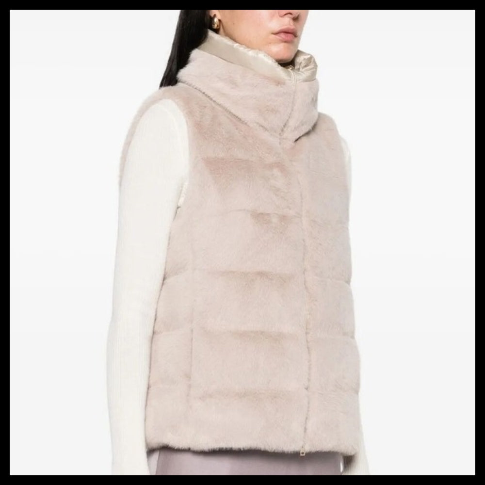 【Herno】Beige Puffer Jacket