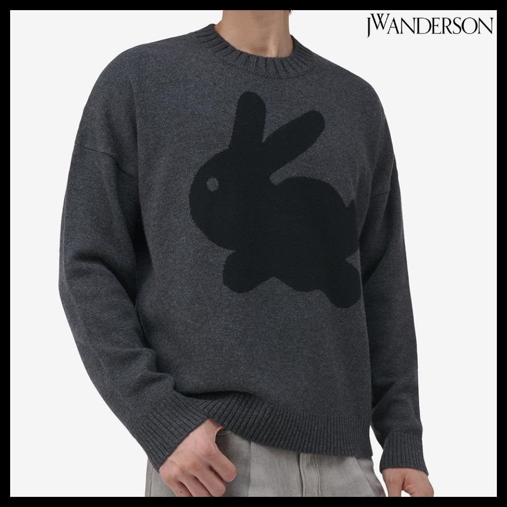 ◆JW ANDERSON◆ ニット Knit Charcoal ウール