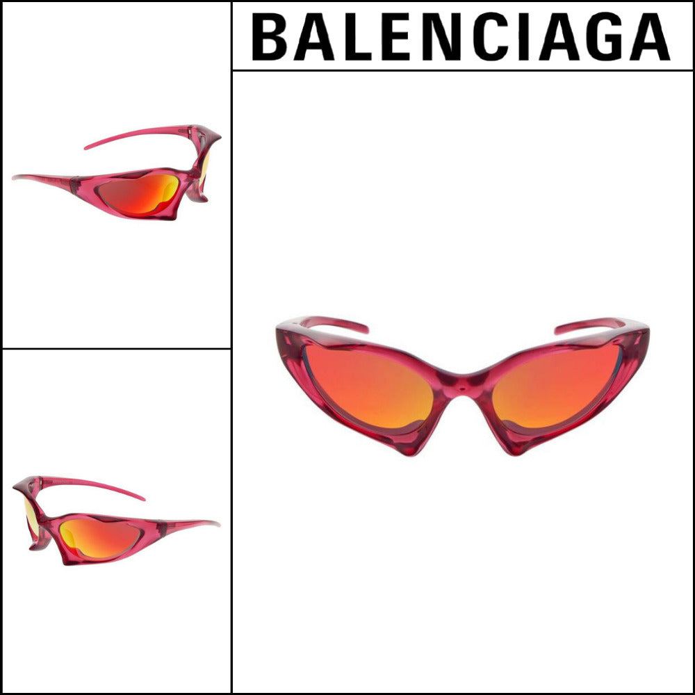 【BALENCIAGA】Runner Cat Sunglasses in Dark Pink