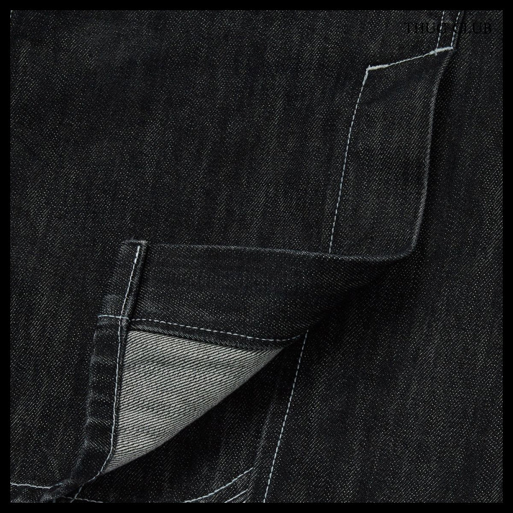 【Dickies X Thug Club】Washed Denim Blazer Jacket (2 Colors)