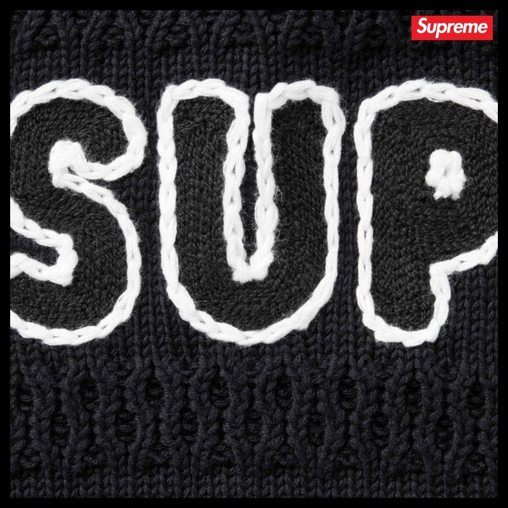 【Supreme】Sports Zip Up Hooded Sweater Black 25SS