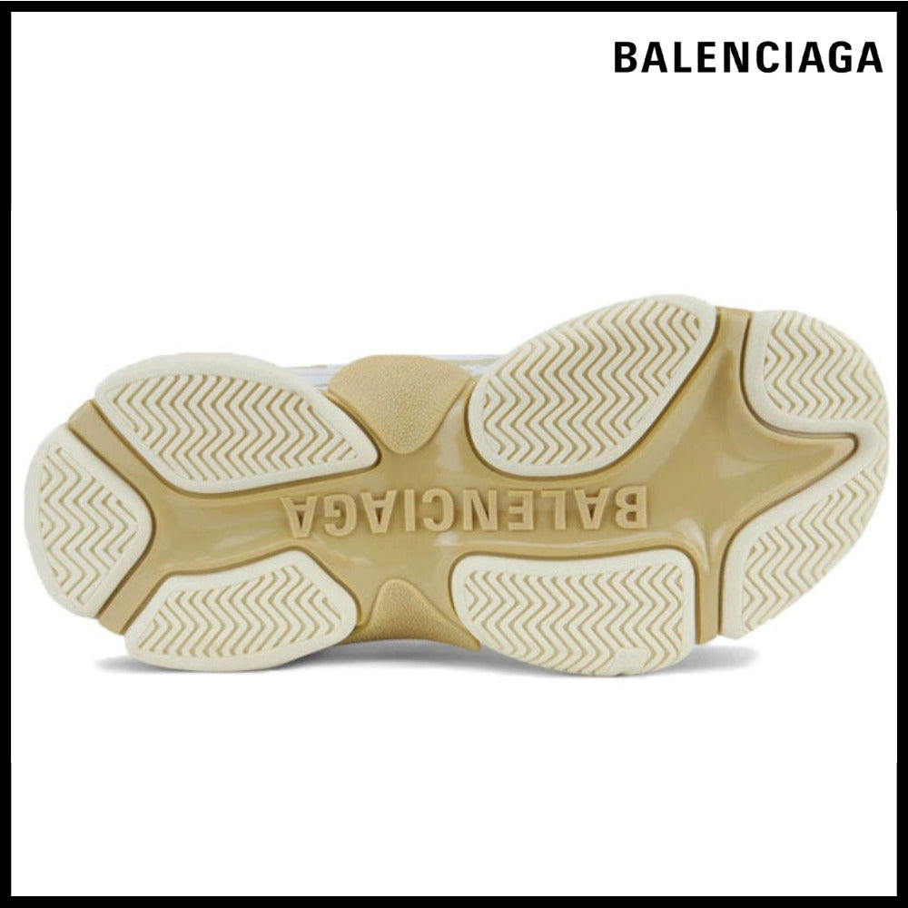 【BALENCIAGA】Triple S Sneaker White Beige