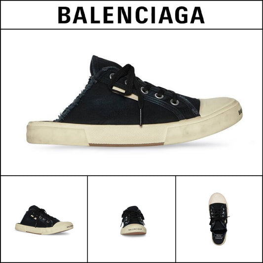 ★BALENCIAGAアウトレット セール ★Paris Sneaker Mule Black