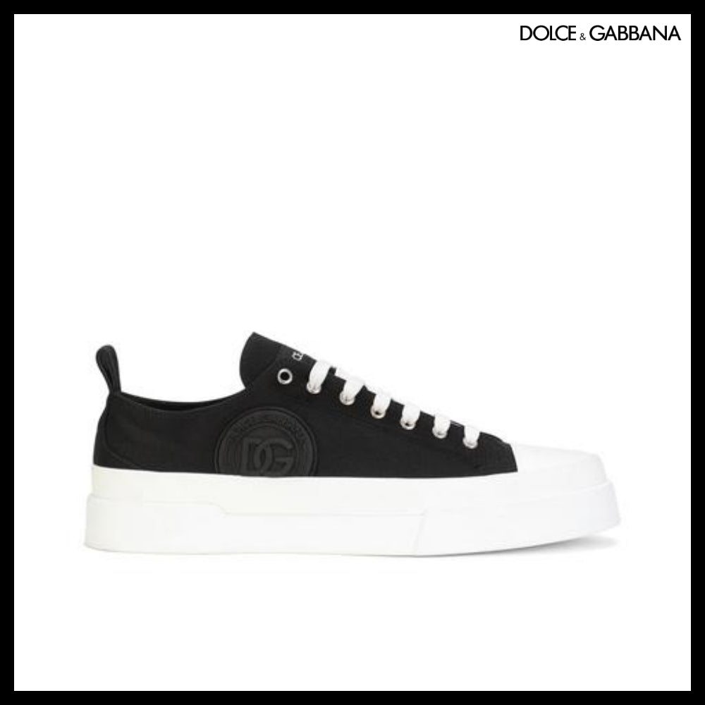 【Dolce & Gabbana】CANVAS PORTOFINO LIGHT SNEAKERS WITH DG