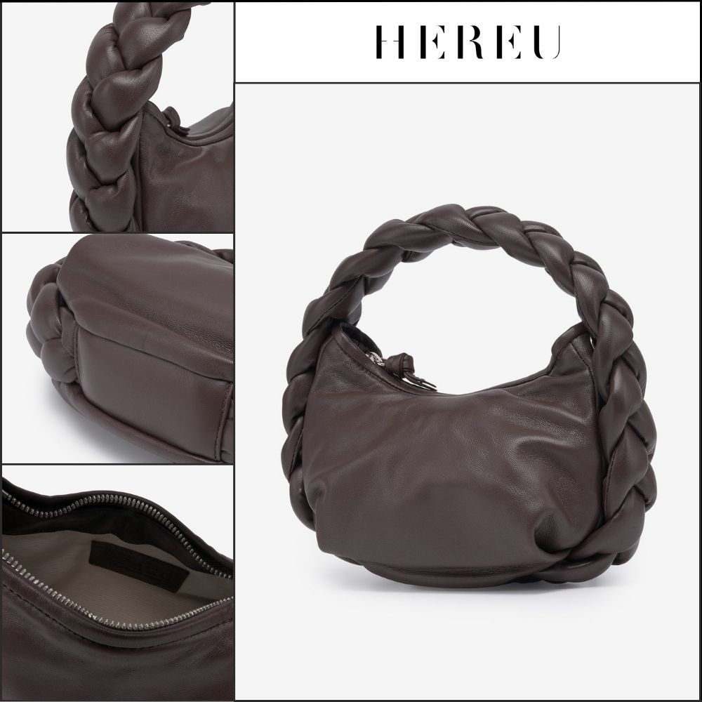 【HEREU】ミニ エスピガ トートバッグ ダークブラウン