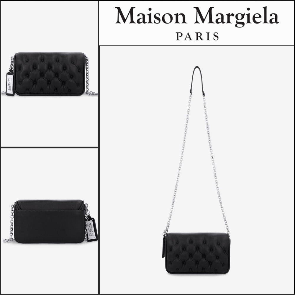 【Maison Margiela】Glam Slam Embroidered Flap Mini Pouch Bag