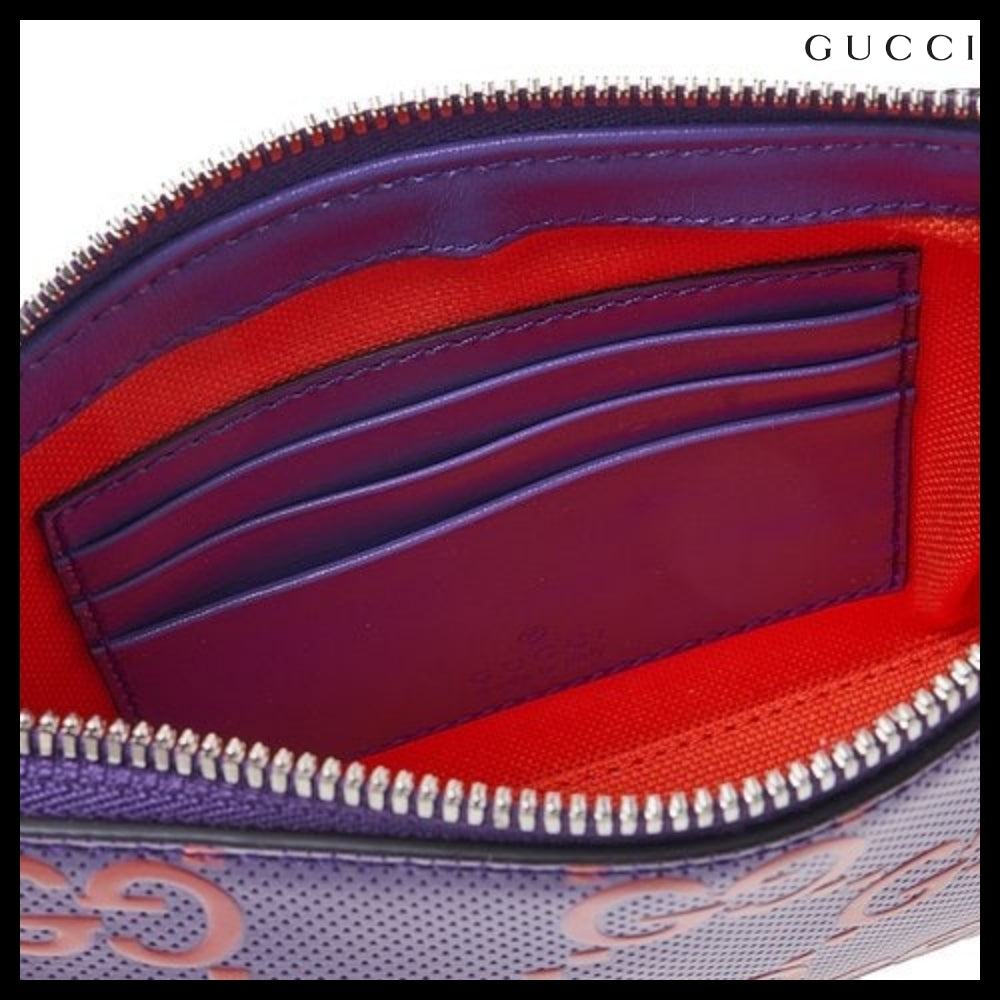 【GUCCI 】Tennis 20 GG Embossed Two-Tone Messenger Bag