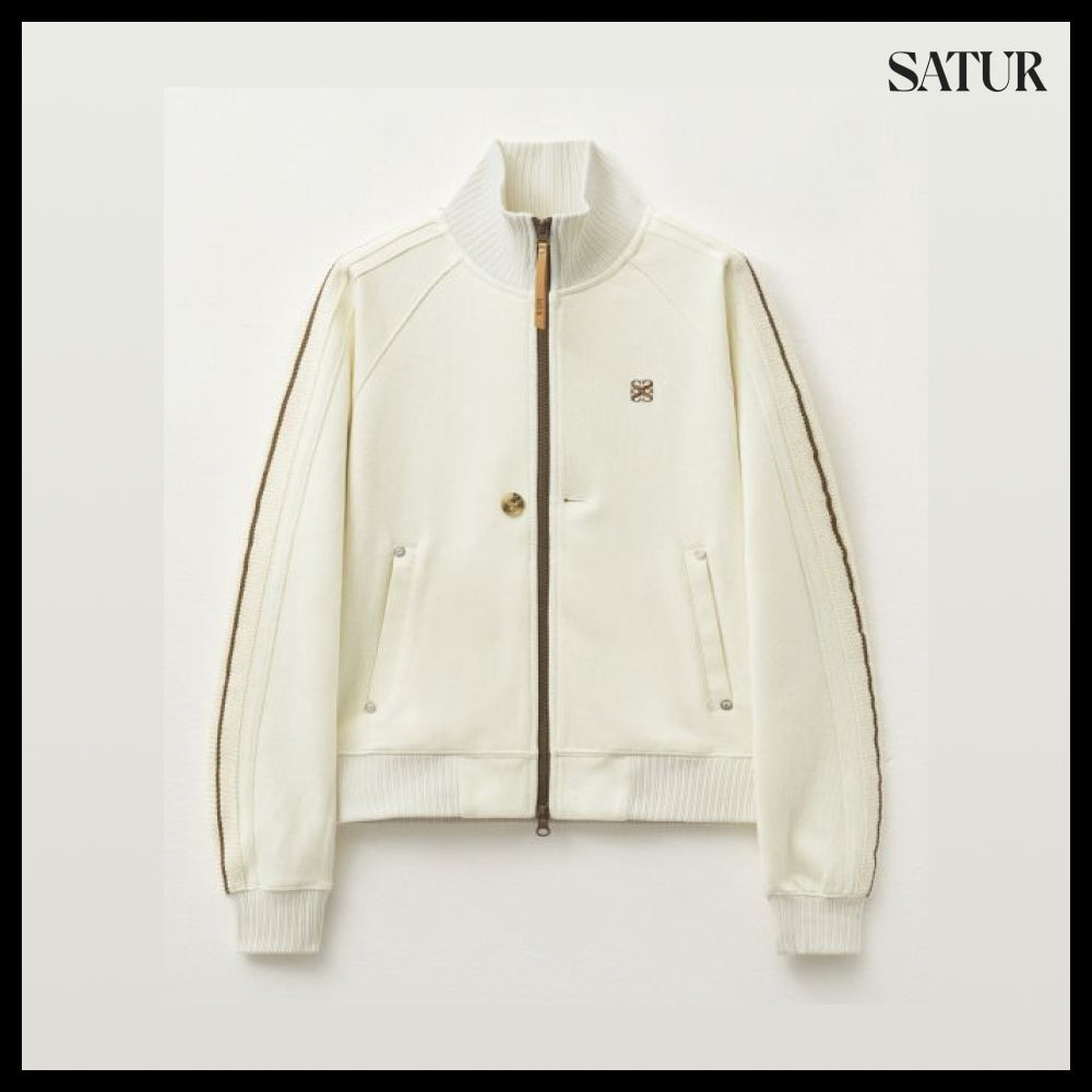 【SATUR】Roturn All Day Track Zip-Up Jacket Resort Cream