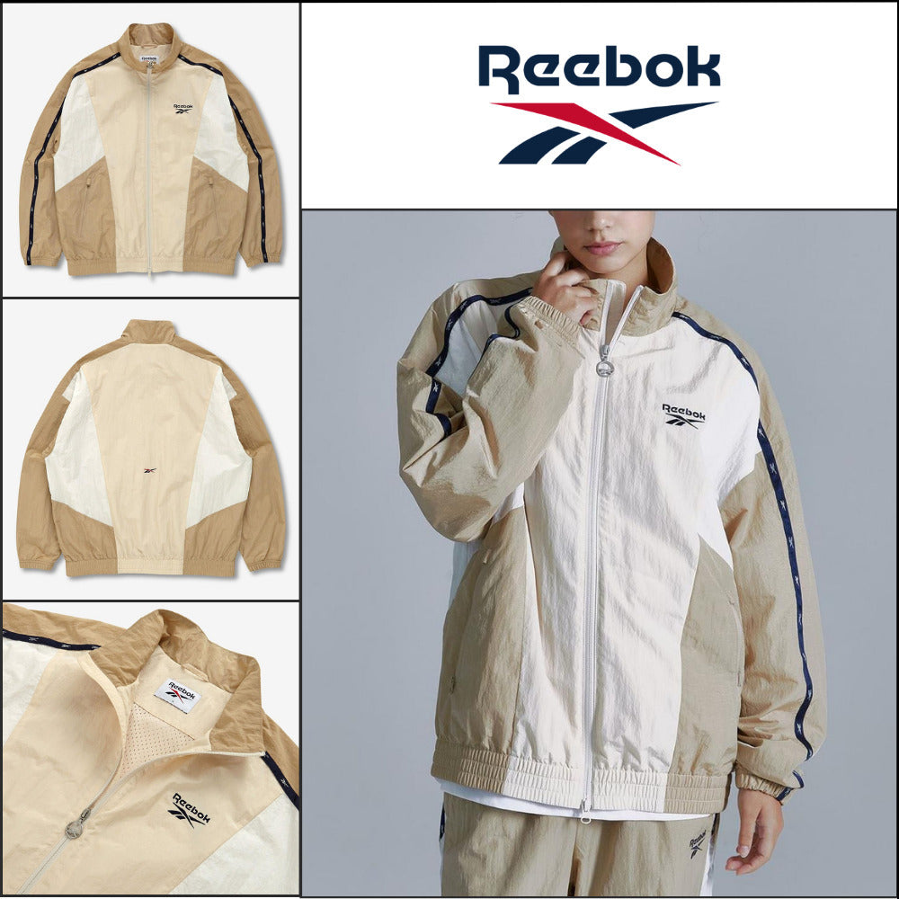 【Reebok】ライバル ウィンドブレーカー ベージュ