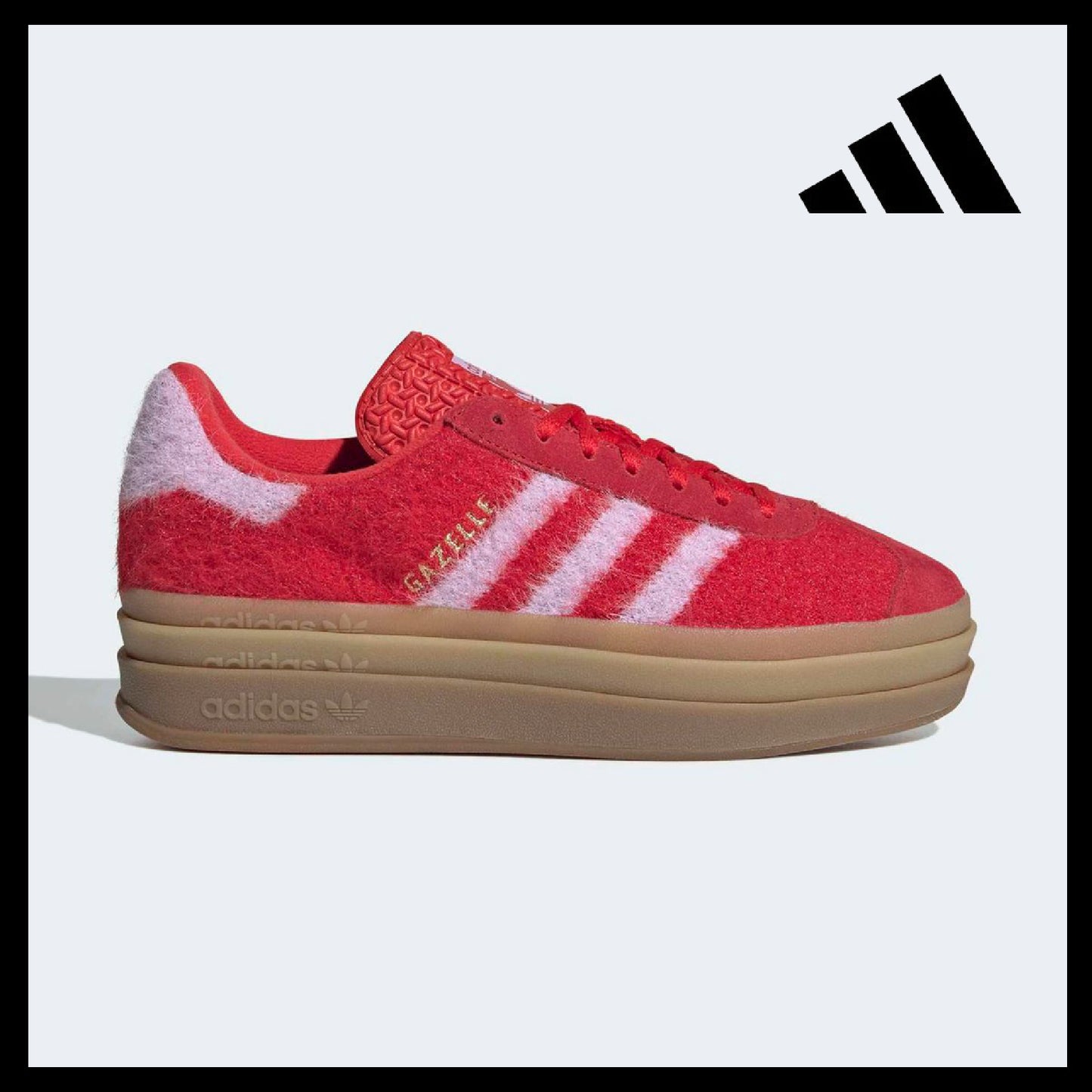 【ADIDAS】Gazelle Bold Red Pink