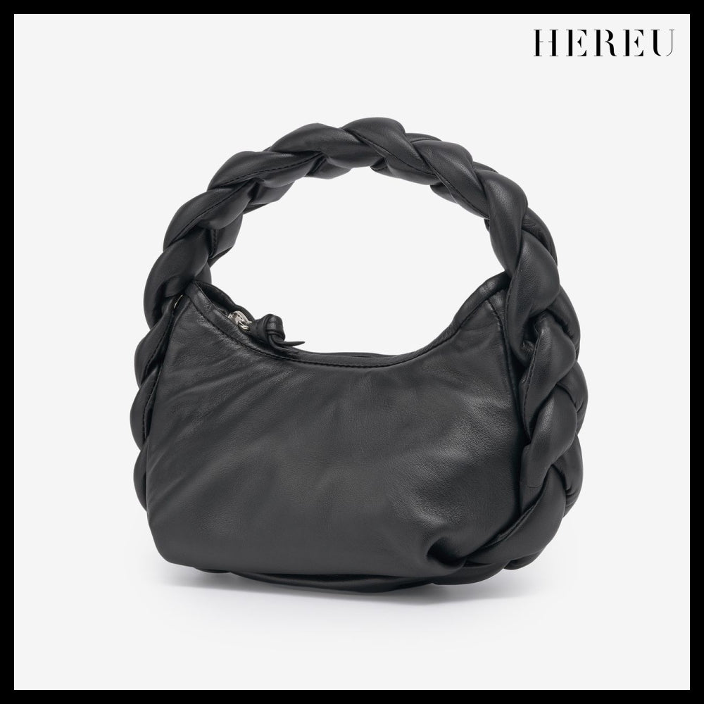 【HEREU】Mini Espiga Tote Bag Black