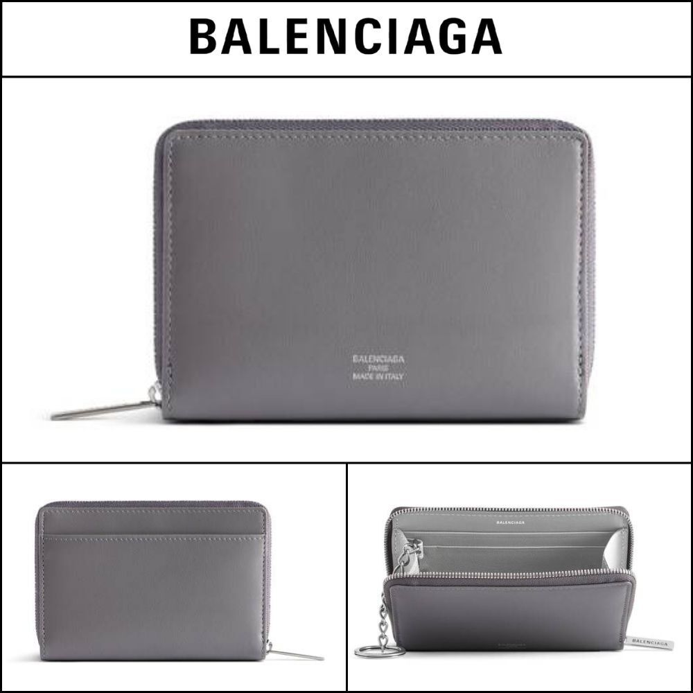 【BALENCIAGA】ENVELOPE KEY POUCH CALFSKIN WITH CONTRASTING