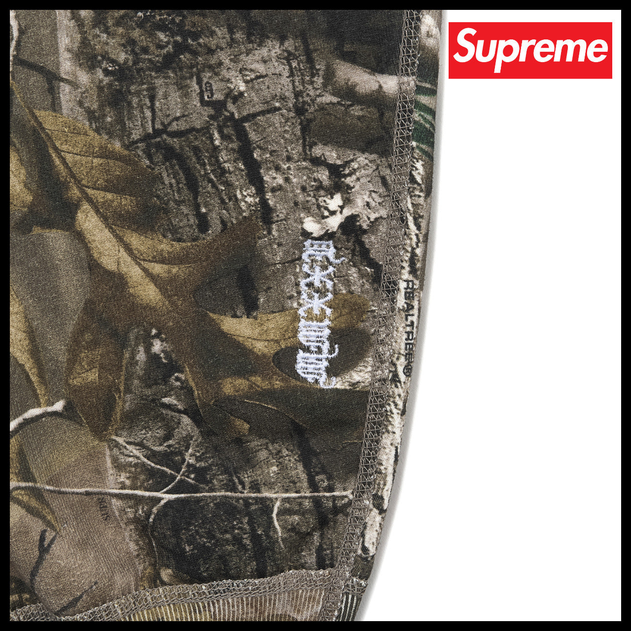【100%正規品保証 Supreme】Box Logo パーカー リアルツリーカモ