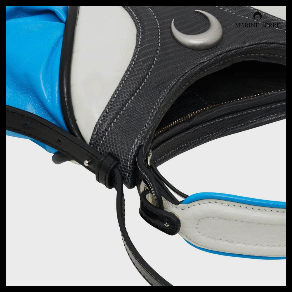 【MARINE SERRE】Lizard Printed Leather Futura Mini GR80