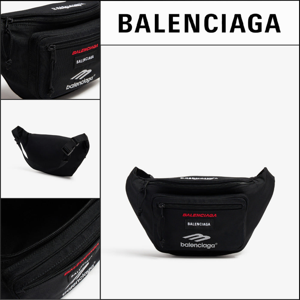 ★BALENCIAGAアウトレット セール ★Explorer Beltpack Black