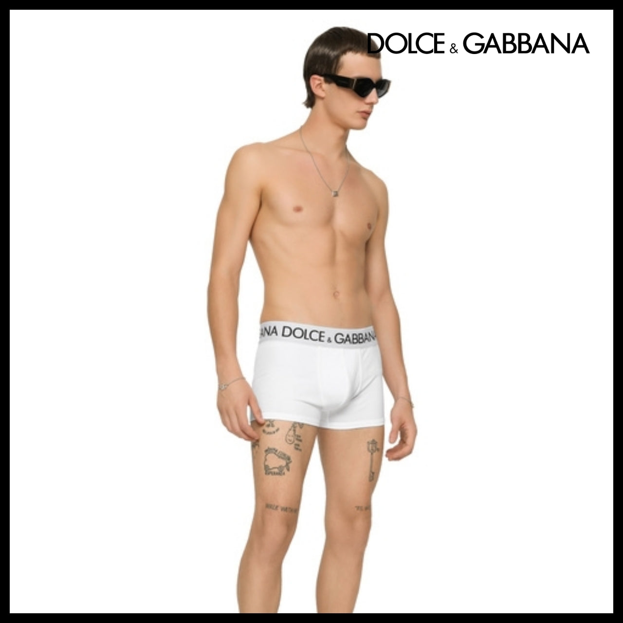 【Dolce & Gabbana】TWO-PACK PLAIN & PATTERN STRETCH COTTON