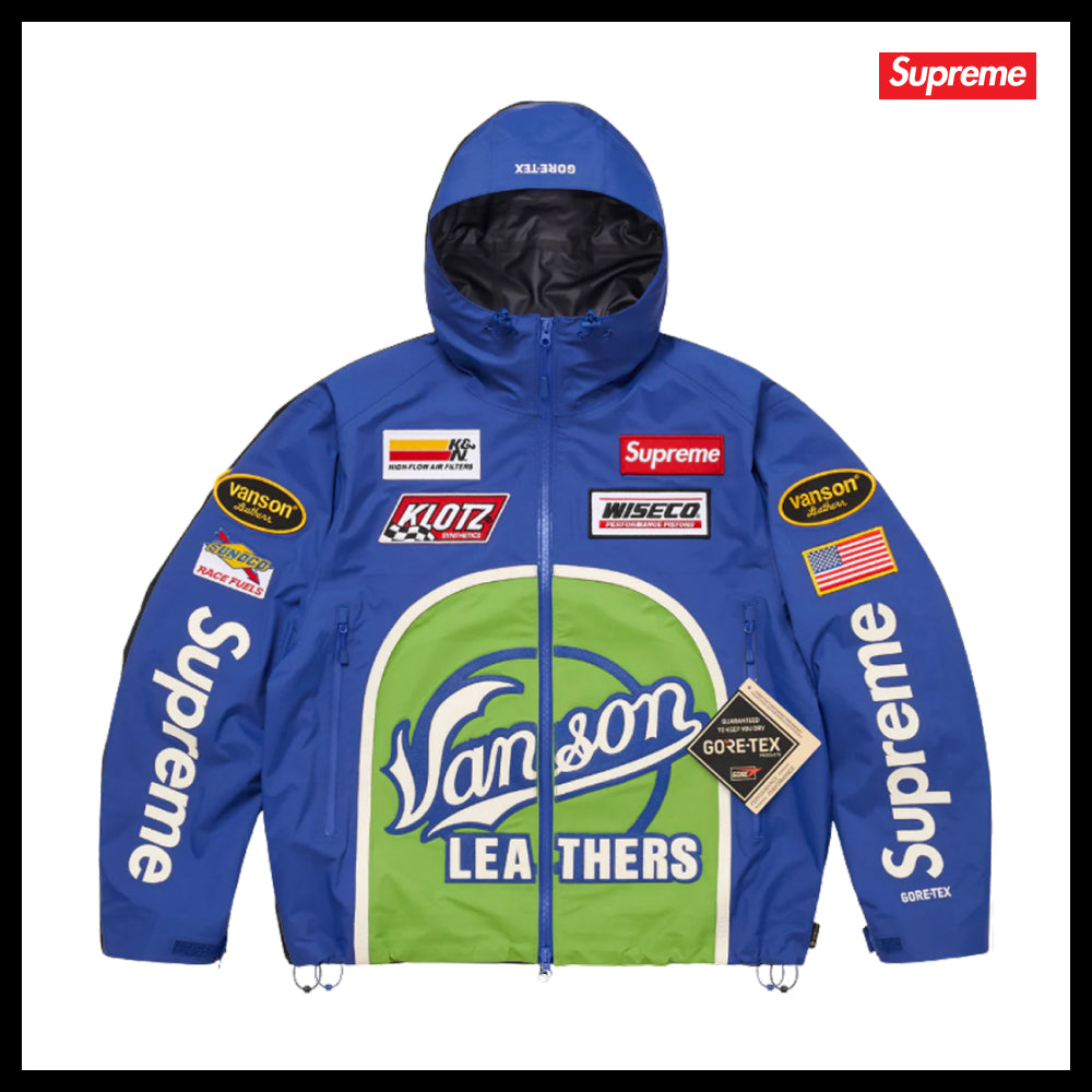 【100%正規品保証 Supreme】Leather Gore-Tex Hooded Jacket